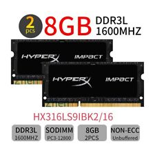 Kingston HyperX Impact 16GB 2x 8GB DDR3L 1600MHz HX316LS9IBK2/16 SODIMM Memory picture