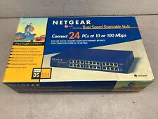 NEW IN BOX NETGEAR DUAL SPEED STACKABLE HUB DS524 picture