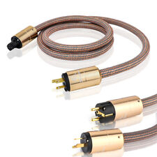 5N Audio OFC US/EU HiFi Audio Power Cable Audiophile Schuko Main Supply Cord picture