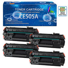 LEDES 4 Pack CE505A / 05A Compatible Toner Cartridge For HP Laser P2035 P2055dn picture