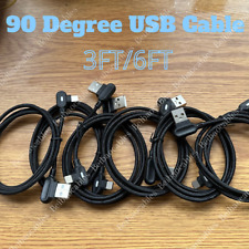 90° Right Angle USB Charger Cable Fast Charging Cord For iPhone 13 12 11 8 XR 14 picture