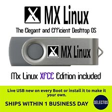 MX Linux 21.2 XFCE Edition 64bit 16Gb USB Drive Ships Free Within 1 Biz Day picture