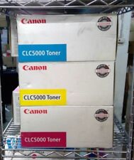 LOT OF 3 GENUINE NEW CANON CLC5000 5100 3900 4000 CYAN MAGENTA YELLOW SEALED picture