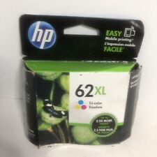 Genuine HP 62XL (C2P07AN) Tri Color Ink Cartridge Dated 07/2019 Bent Box picture