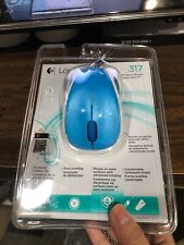 Logitech M317 Wireless Mouse Shaved Blue picture