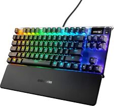 SteelSeries Apex 7 Wired TKL Mechanical Gaming Red Linear/Quiet Switch Keyboard picture