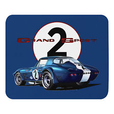 1963 Corvette Grand Sport Racer Vintage Race Car Mouse pad picture