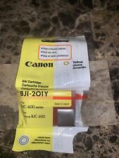 Canon BJI-201 Yellow Ink Cartridge 0949A003 Genuine New Sealed Box picture