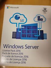 MICROSOFT R18-04938 Windows SERVER 2016 64bit Software 20 USERS License Pack picture