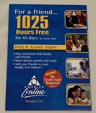 VTG America Online AOL 7.0 Free 1025 Hours Promotional Advertising Trial Disc picture