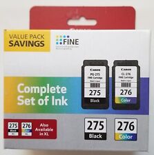 Genuine Canon Ink Cartridges 275 & 276 Set For Pixma TS3522  TS4720 ~ NEW SEALED picture