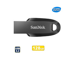 SanDisk Ultra Curve 128GB USB 3.2 Flash Drive Memory Stick for Computers Laptops picture