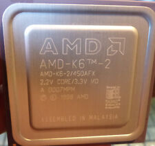 AMD K6-2 450AFX 450 MHz 450 2.2v core/3.3V Socket Super 7 CPU, 1998 untested picture