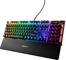 SteelSeries Apex 7 Mechanical Blue Switch Gaming Keyboard Certified Refurbished picture