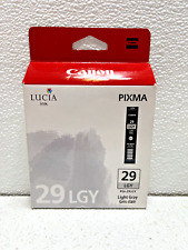 Canon PGI-29LG Light Gray Ink Cartridge 4872B002 ✅❤️️✅❤️️ BRAND NEW Sealed picture