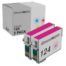 2pk MAGENTA T124320 T1243 ink cartridge for 124 Epson Stylus NX420 NX125 NX430 picture