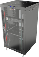18U 24Inch Deep Server Rack Cabinet It Enclosure Premium Series Data It Locking  picture