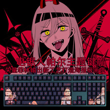 Anime Chainsaw Man Power Theme Keycaps PBT 108 keys For Cherry MX Keyboard picture
