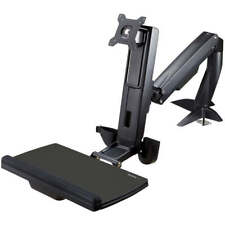 StarTech.com Sit Stand Monitor Arm - Desk Mount Sit-Stand Workstation up to 34 i picture