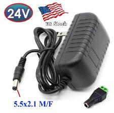 24V 1A 24W AC/DC Adapter Power Supply Home Electronic with 5.5x2.1mm DC Jack picture