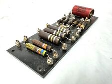 Vintage 50s Circuit Board 8” x 2.5” Analog 2w Resistors SEE PHOTOS picture