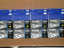 Pack of 2  Genuine Epson T136 T136126 Black Ink For Workforce K101, K301. L@@K picture