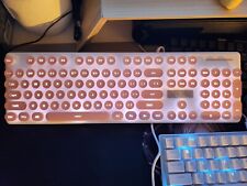 Pink LED KEYBOARD - SURMEN / TYPEWRITER STYLE - PINK Illuminate 💗  picture
