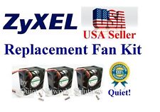 Lot 3x Quiet Version replacement fans for ZyXEL XGS4600-32, XGS4600-32F picture