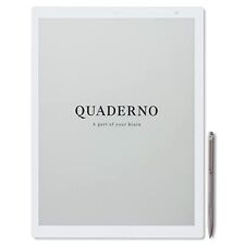 FUJITSU QUADERNO electronic paper 13.3 type FMVDP41 A4 size White New JAPAN F/S picture