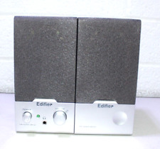 Edifier R18 2.0 Multimedia Speaker System, Black/Silver Used Condition (Tested) picture