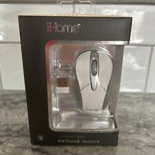 IHOME Wireless Laser Netbook Mouse - White And Gray - NEW - Model IH-M183ZW (L) picture