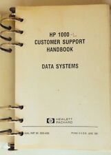 HP 1000-L SERIES COMPUTER CUSTOMER SUPPORT HANDBOOK 1981 picture