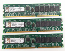 Lot of 3 KVR400S4R3A/1G Kingston 1GB PC3200 DDR-400MHz CL3 DIMM 2.5V Memory picture