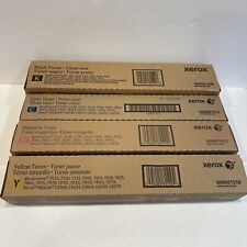 New Sealed Bundle of 4 Genuine Xerox CMYK Toners 006R01509 WorkCentre Full Set picture