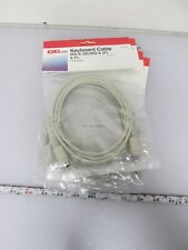 Lot of 5 New GC Electronics 45-431 Keyboard Extension Cable 6' MD-6 PS/2  picture