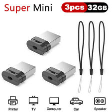 1/3/5/10pcs 32GB Waterproof Mini Metal USB Flash Drives Memory Sticks Wholesale  picture