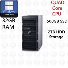Dell PowerEdge T130 Xeon E3-1220 V5 32GB 500GB SSD + 2TB Windows Server 2022 picture