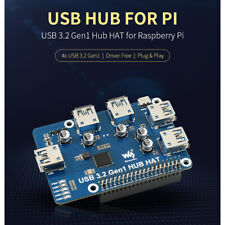 USB 3.0 HUB Expansion Board HAT Kit for RPI Pi4 Raspberry Pi 3 Model B Plus 4 5 picture