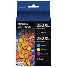 1-5PK High Yield T252XL 252 XL 252XL Ink For Epson WorkForce WF-3640 WF-7610 picture