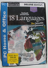 Instant Immersion 18 Languages Deluxe Edition (CD-ROM, 2003, 3 Discs) New Sealed picture