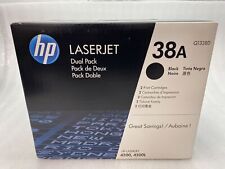 Genuine OEM Sealed HP Q1338D Black Toner Cartridge Dual Pack, HP LaserJet 4200  picture