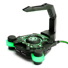 ENHANCE GX-B1 Green Gaming Mouse Bungee and Active 2.0 USB Hub picture