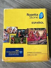 Rosetta Stone Español Spanish Latin America Level 1-2-3- 4 & 5 Set picture