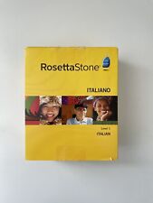 Rosetta Stone Italian Level 1 Version 3 WIN and MAC CD ROM Personal Edition picture