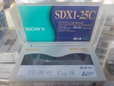 Lot of 5 Sony SDX1-25C Data Cartridges (25GB Native, 50GB Compressed) 170m 557' picture