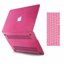 Hot Pink Shinny Glitter Glossy Powder Coated Hard Case Cover For new/old Macbook picture