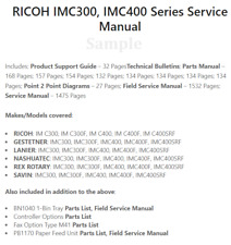 Ricoh Service & Parts Manuals Printer Copier Scanner Fax Acessories complete set picture