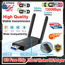 NEW USB 3.0 Wireless WIFI Adapter 1300Mbps Long Range Dongle Dual Band Network picture