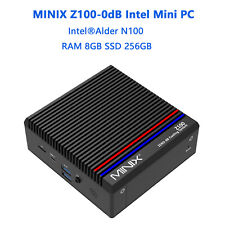 MINIX Z100-0dB Intel N100 gaming pc DDR4 WIFI6 4k 60hzWindows 11 PRO mini laptop picture