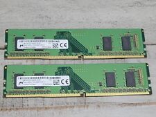 Micron 8 GB (2x4GB) DDR4 -2400 RAM Memory PC4-19200 (MTA4ATF51264AZ-2G3B1) picture